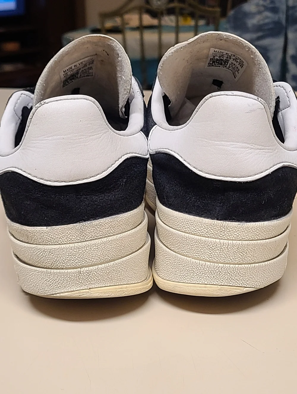 Adidas Gazelle Bold chunky suede platform casual sneakers size 8 - Picture 6 of 9
